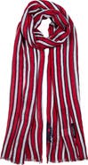 Lauren Ralph Lauren Spring Stripe Linen & Cotton Wrap Scarf