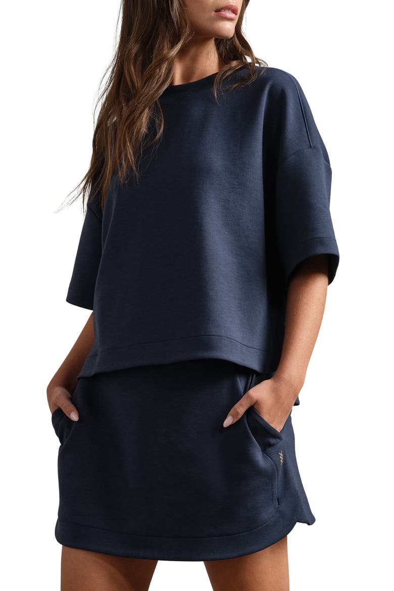 DreamGlow Relaxed Fit T-Shirt, Main, color, NAVY BLUE