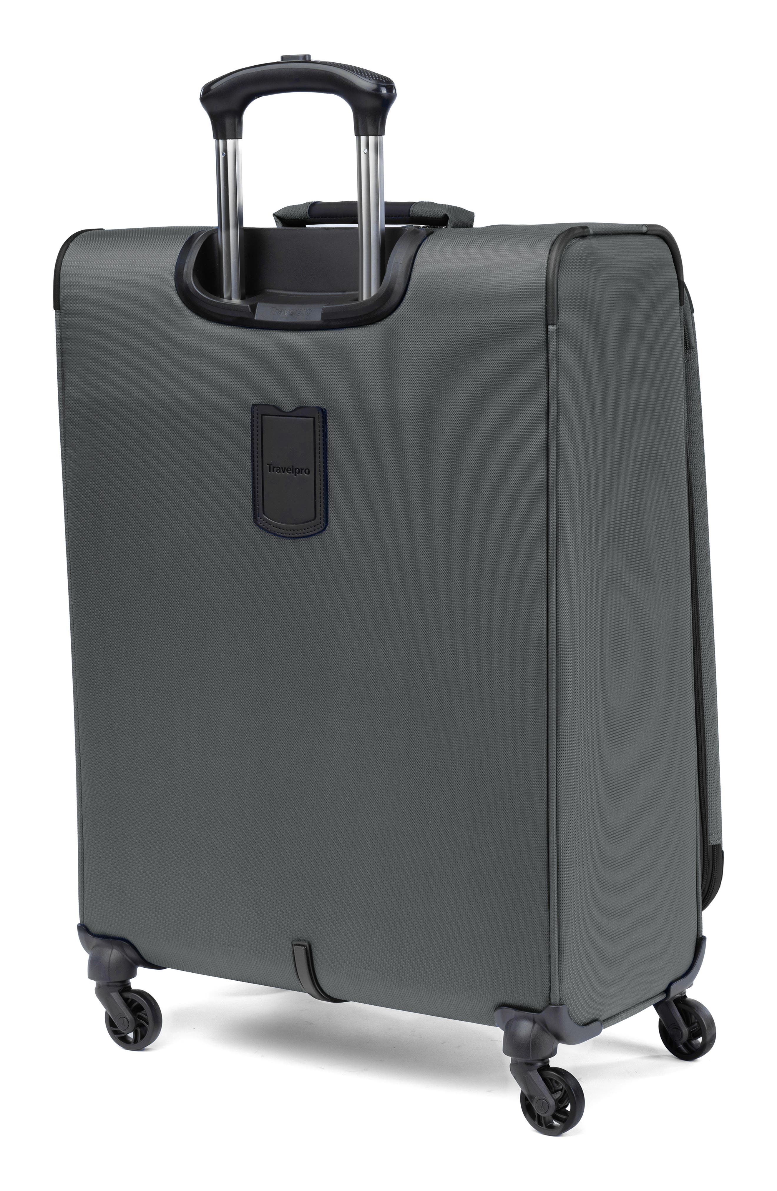 TRAVELPRO Pilot Air 2 25-Inch Expandable Spinner Luggage, Alternate, color, Grey/ Black