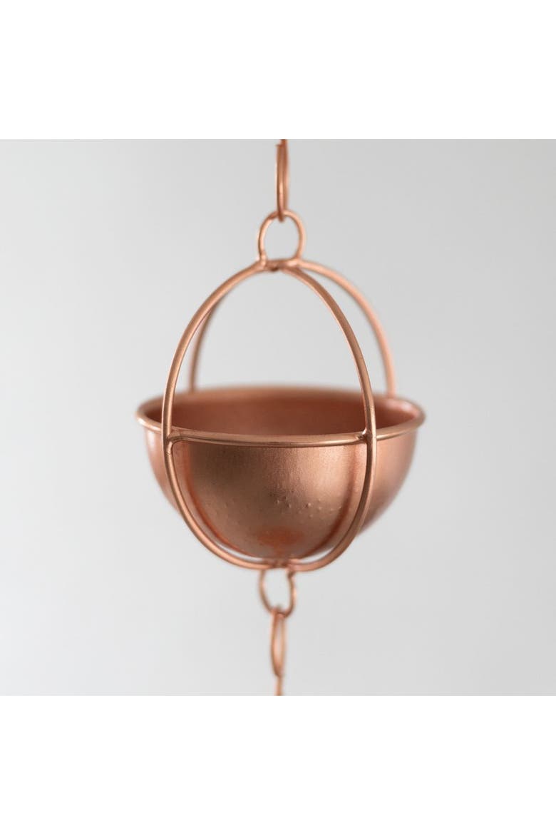 Prava Copper Rain Chain, Alternate, color, Copper
