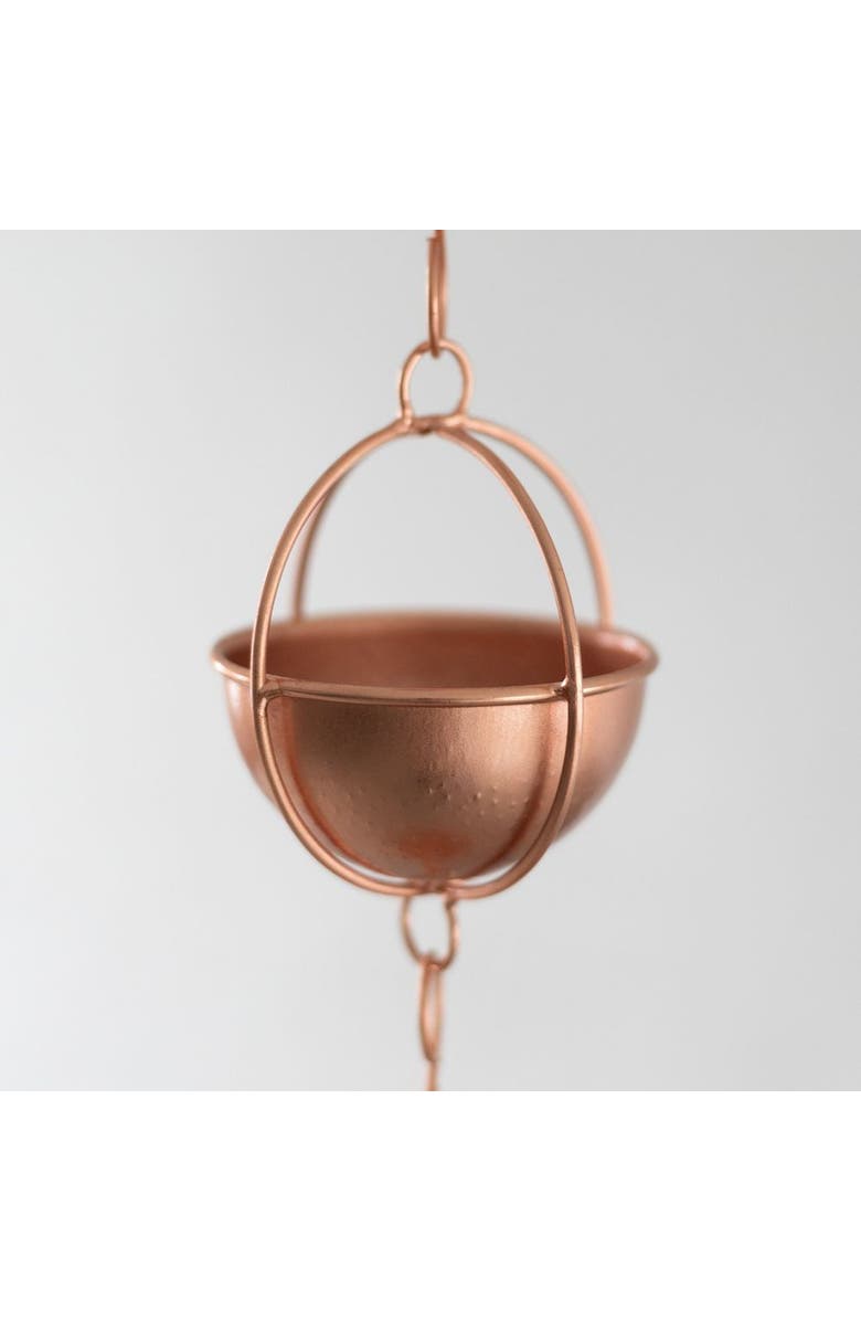 Ten Thousand Villages Prava Copper Rain Chain, Alternate, color, Copper