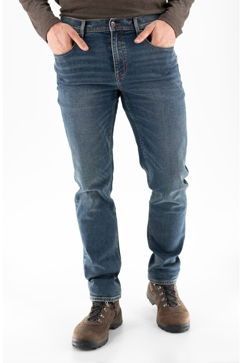 Slim Straight Leg Jeans, Main, color, BURKE