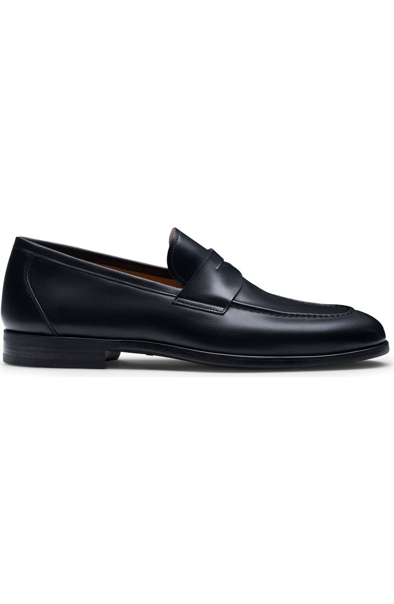 Magnanni Magico Penny Loafer, Alternate, color, Black