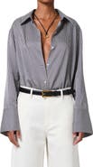 Citizens of Humanity Camila Stripe Cotton & Silk Shirt