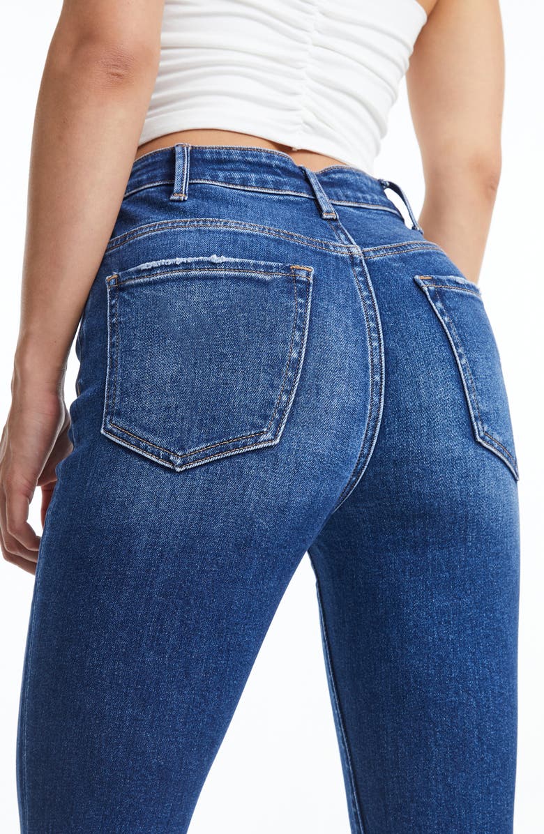 Bayeas High Waist Ankle Flare Jeans, Alternate, color, 