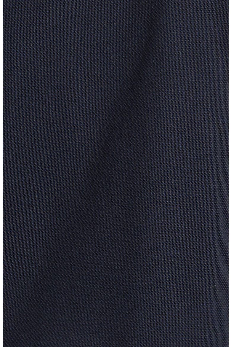Kids' Patch Pocket Long Sleeve Stretch Cotton Polo, Alternate, color, NAVY