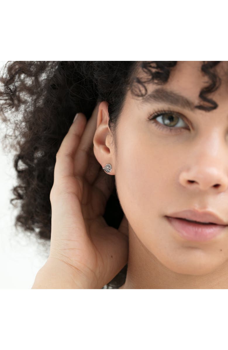 Ora Ana The Dagger Stud Earrings, Alternate, color, Sterling Silver/White Cz