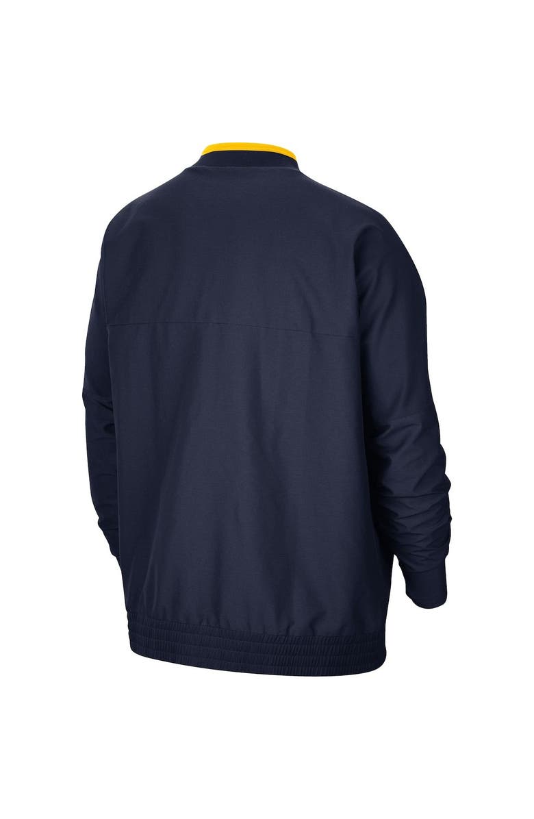 Jordan Brand Men's Jordan Brand Navy Michigan Wolverines 2021 Coach Half-Zip Jacket, Alternate, color, Navy