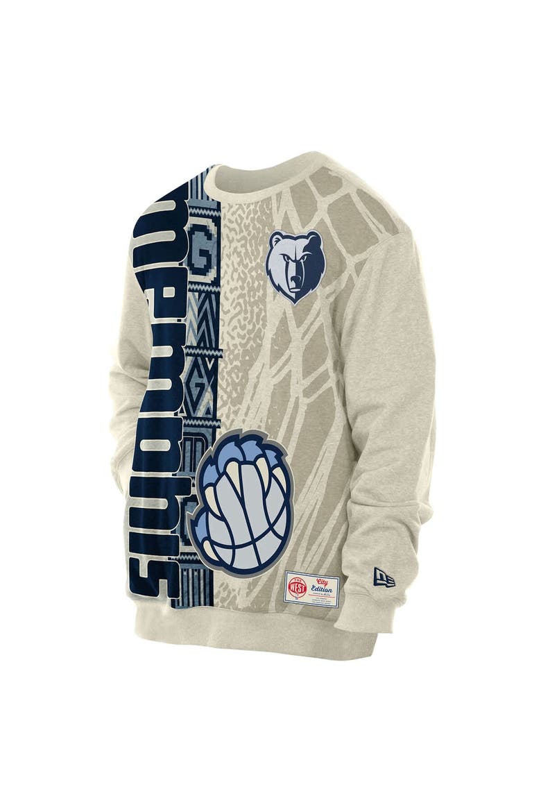 Men's New Era Tan Memphis Grizzlies 2025/26 City Edition Sweatshirt, Alternate, color, Tan