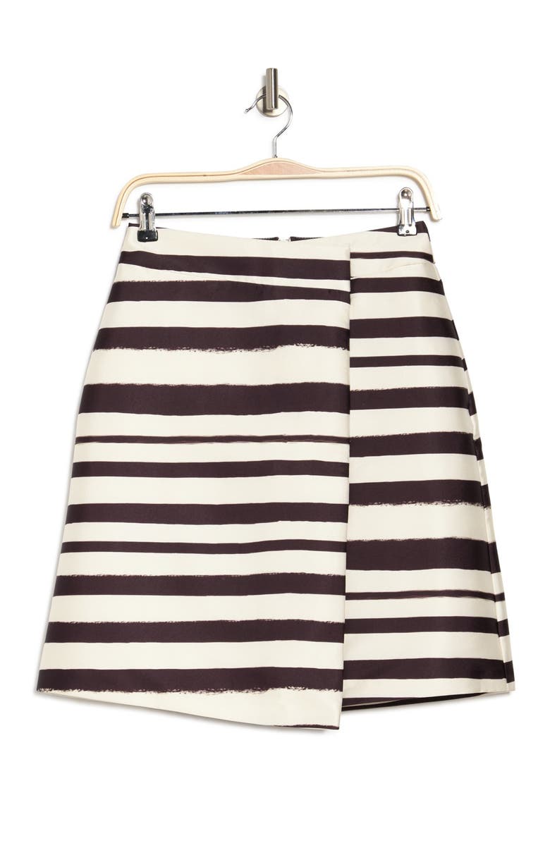 Topshop Stripe Midi Skirt, Alternate, color, 