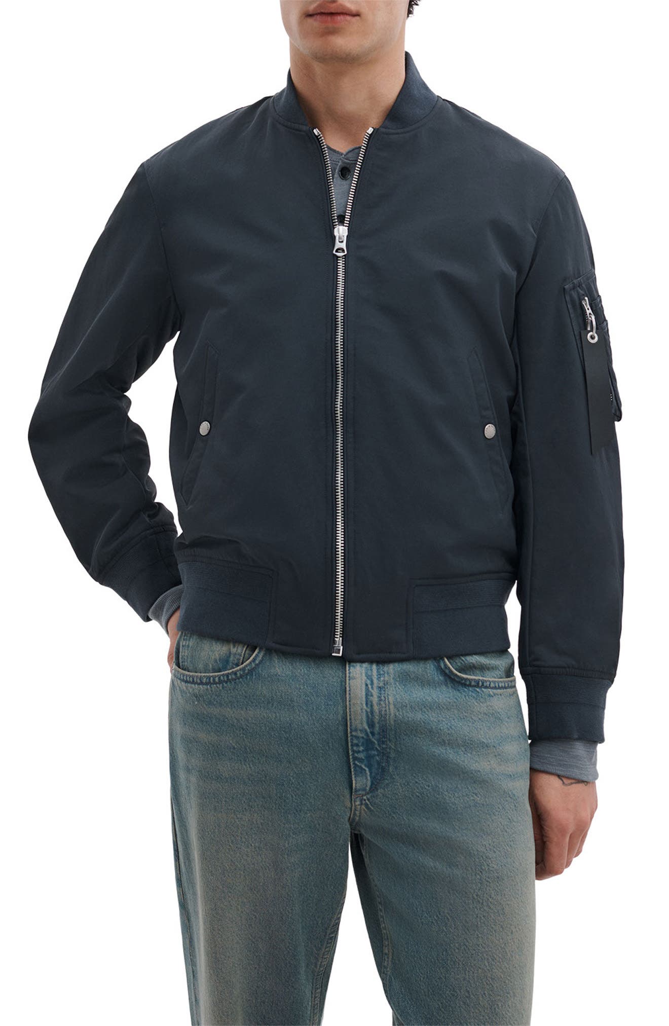 Manston Nylon Bomber Jacket - image 3