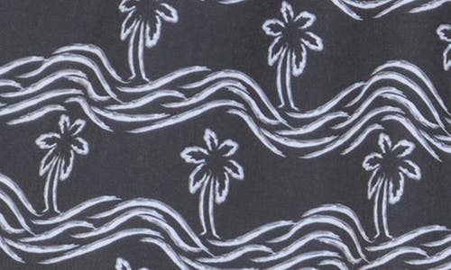 BEACH BROS BEACH BROS BRUSH PALM WAVES SWIM TRUNKS 