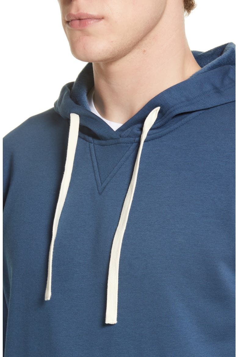Branden Stretch Cotton Fleece Lounge Hoodie, Alternate, color, NORTHERN BLUE