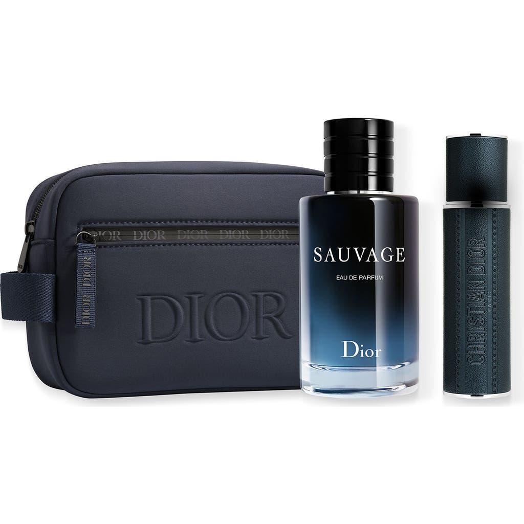 Dior Sauvage Eau De Parfum Set In Transparent