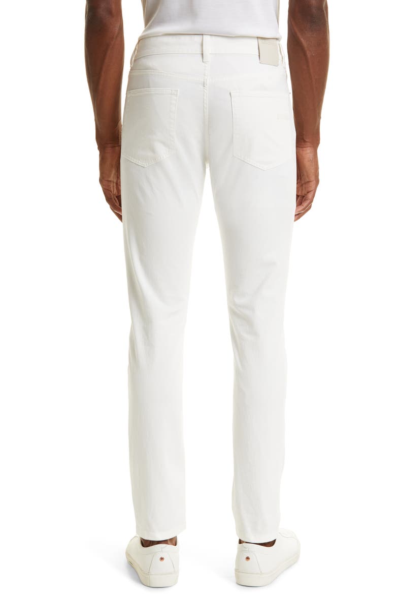 City Fit Stretch Cotton Pants, Alternate, color, WHITE