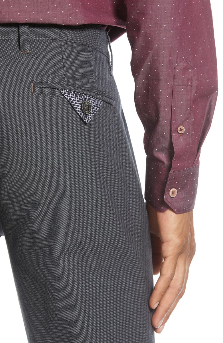Ted Baker London Penguin Slim Fit Classic Dress Pants, Alternate, color, 