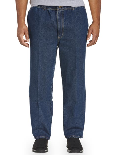 Big & Tall Full-Elastic Waist Jeans