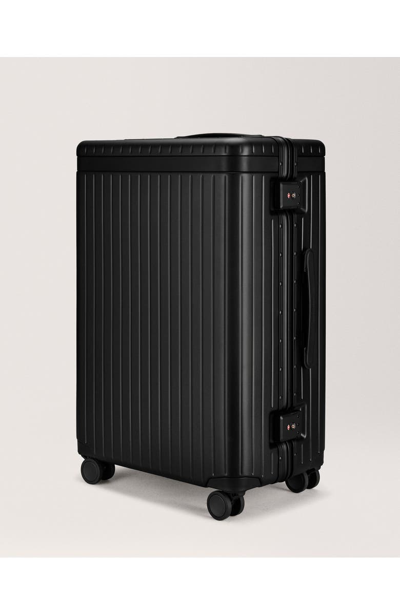Carl Friedrik The Check-in Suitcase, Alternate, color, Black / Black
