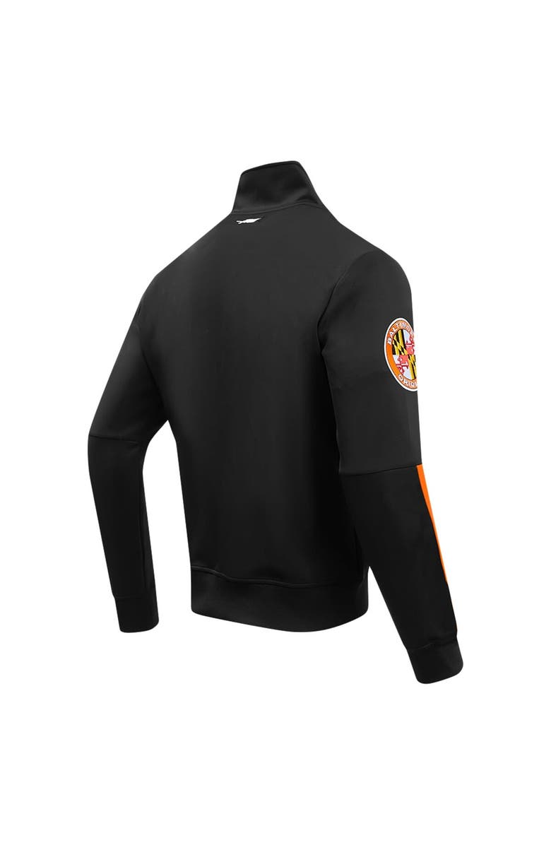 PRO STANDARD Men's Pro Standard Black Baltimore Orioles Fast Lane Full-Zip Track Jacket, Alternate, color, Black
