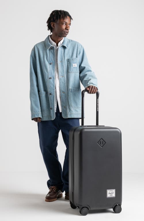 Herschel Supply Co Heritage Hardshell Spinner In Gray