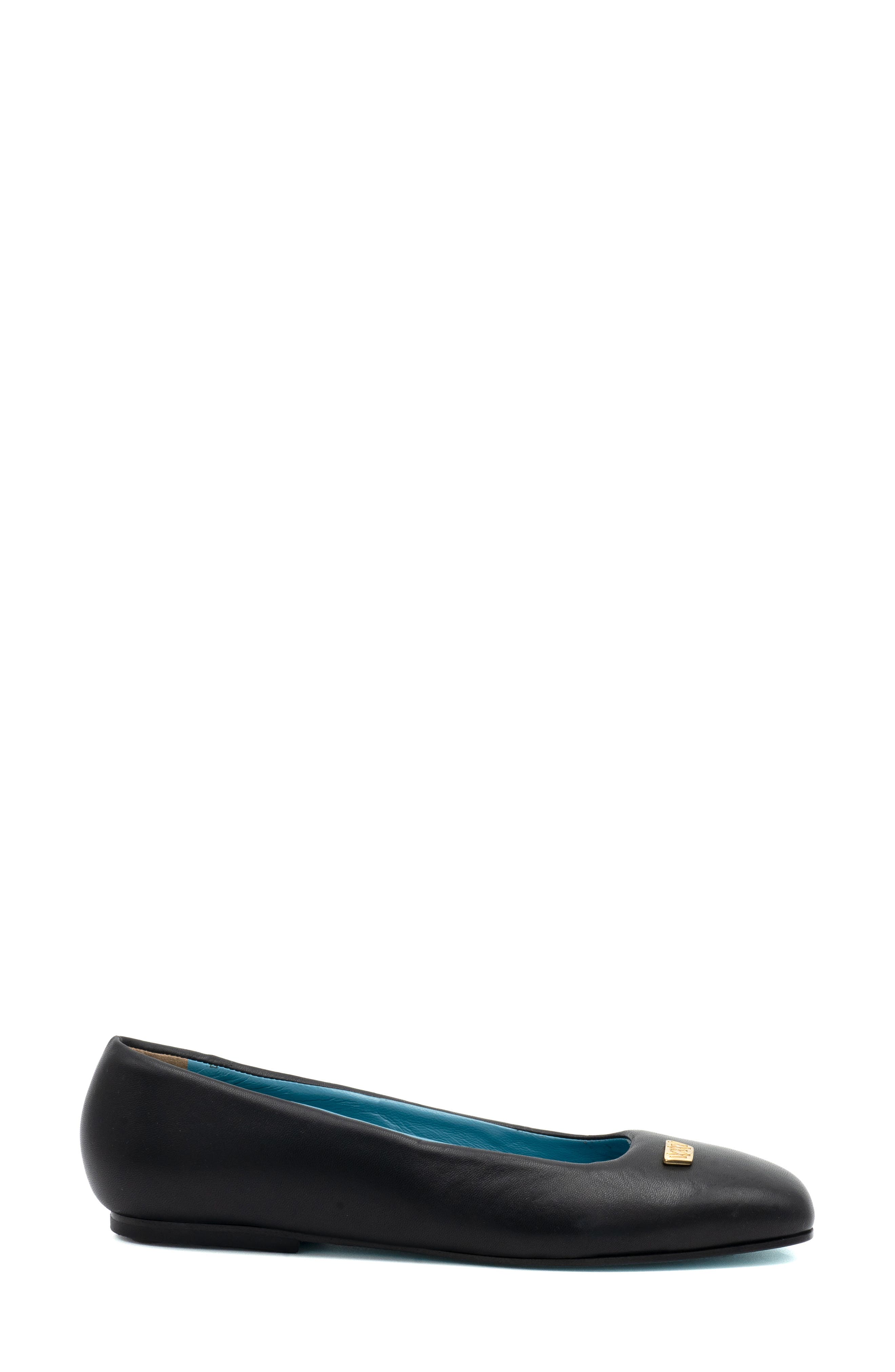 Valentina Rangoni Buccola Ballet Flat, Alternate, color, Black Parmasoft