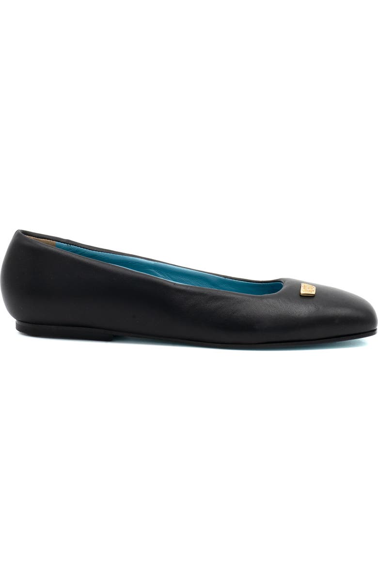 Valentina Rangoni Buccola Ballet Flat, Alternate, color, Black Parmasoft