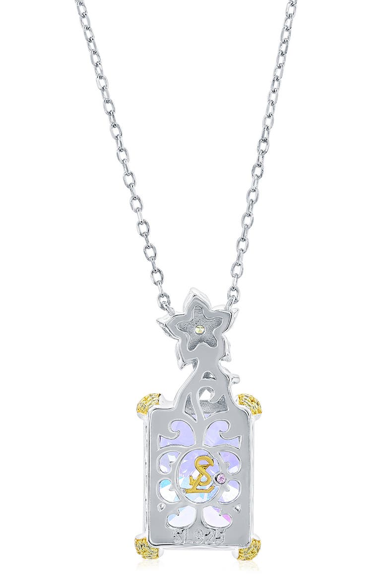 Gala Firework Pendant Necklace, Alternate, color, PURPLE