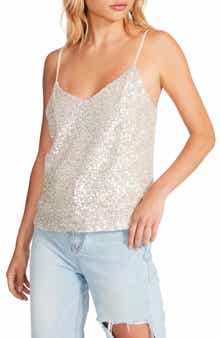 Steve Madden Stretch Sequin Camisole