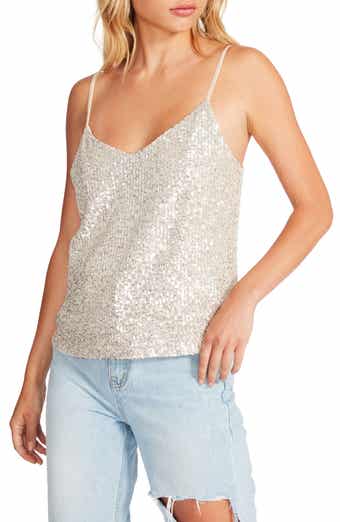 Steve Madden Stretch Sequin Camisole