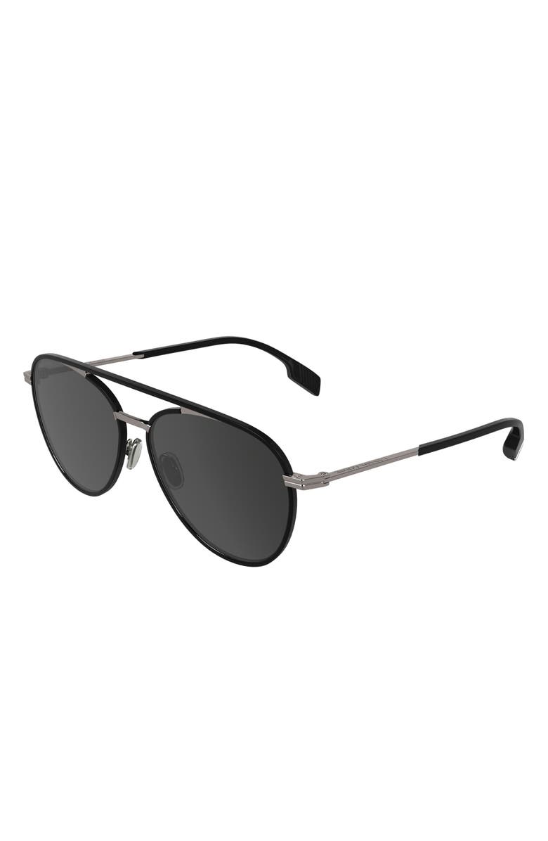 Canada Goose 59mm Aviator Sunglasses, Alternate, color, Black