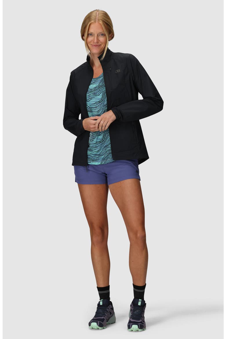 Deviator Wind Jacket, Alternate, color, BLACK