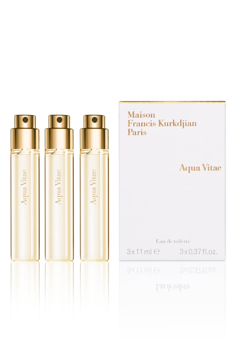 Maison Francis Kurkdjian Paris Aqua Vitae Eau de Toilette Refill Trio, Main, color, 
