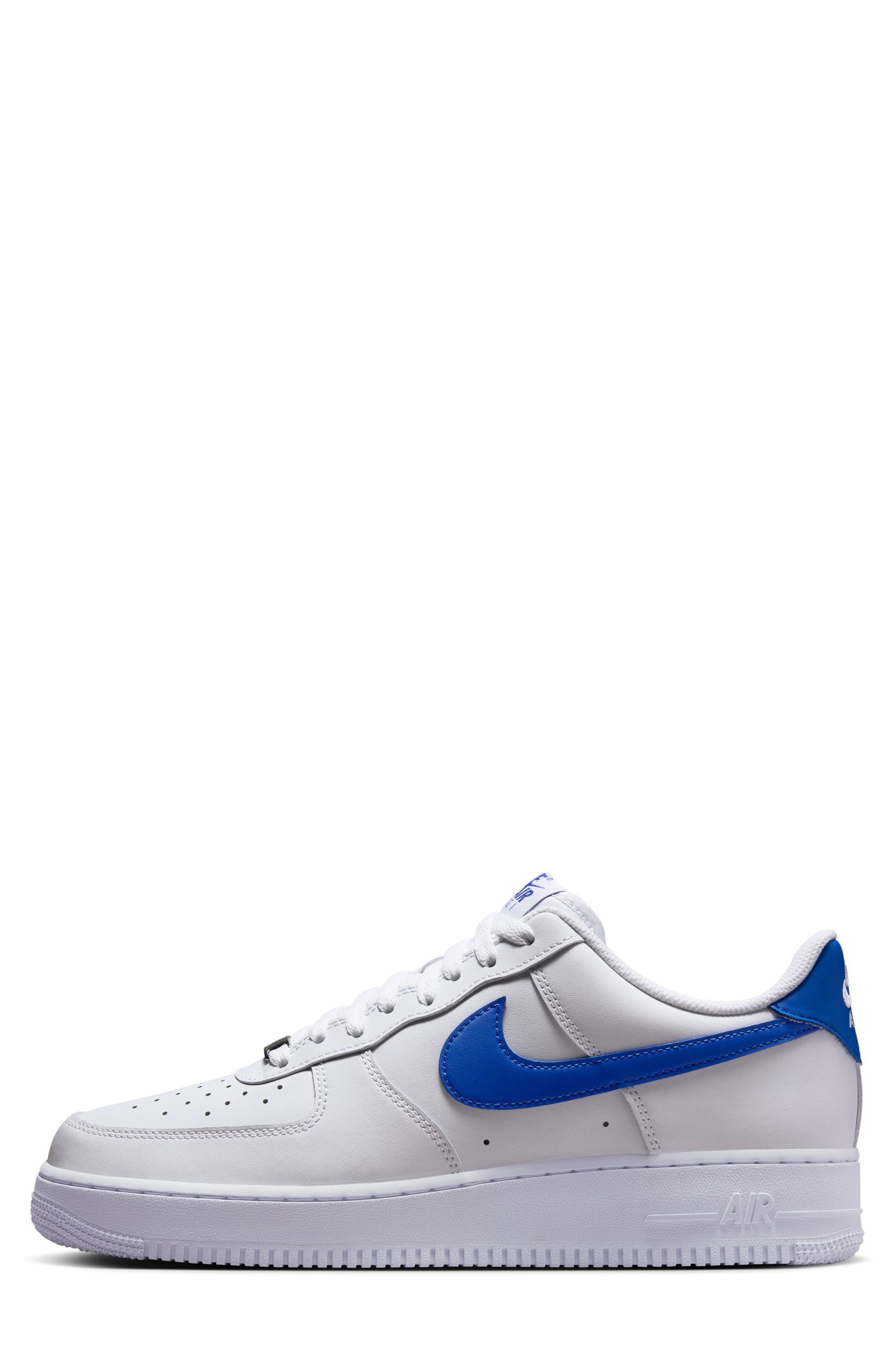 Air Force 1 '07 Basketball Sneaker, Alternate, color, WHITE/ HYPER ROYAL/ WHITE