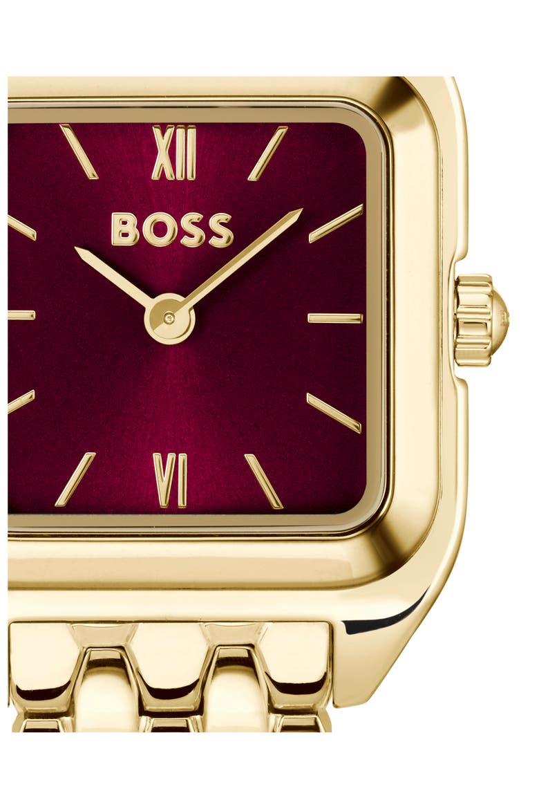 Petite Mae Bracelet Watch, 22mm, Alternate, color, RED