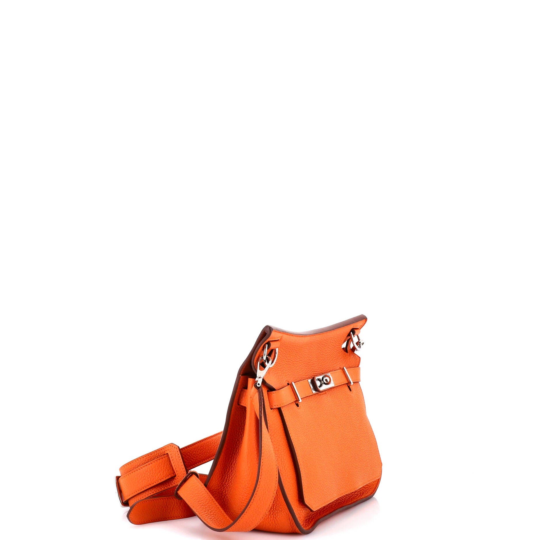 Pre-Owned Hermes Jypsiere Bag Clemence 28, Alternate, color, Orange H
