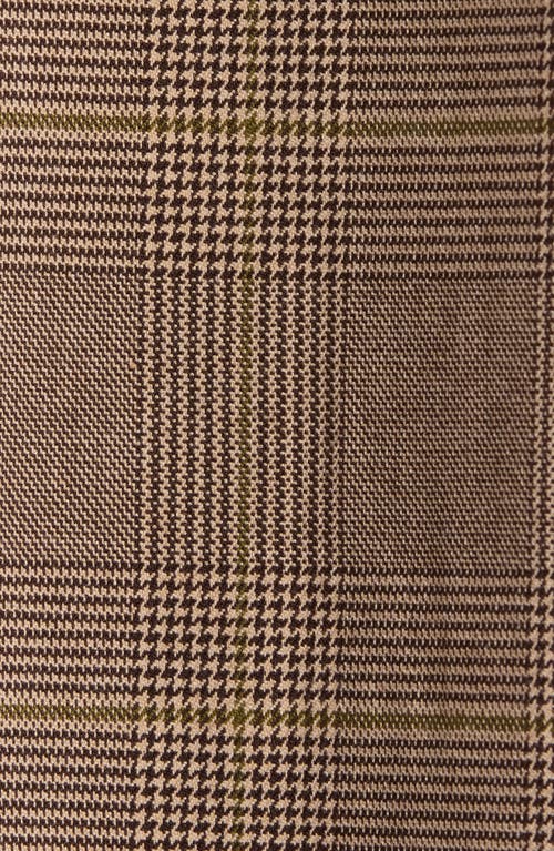 Rails North Plaid Bomber Jacket In Brown