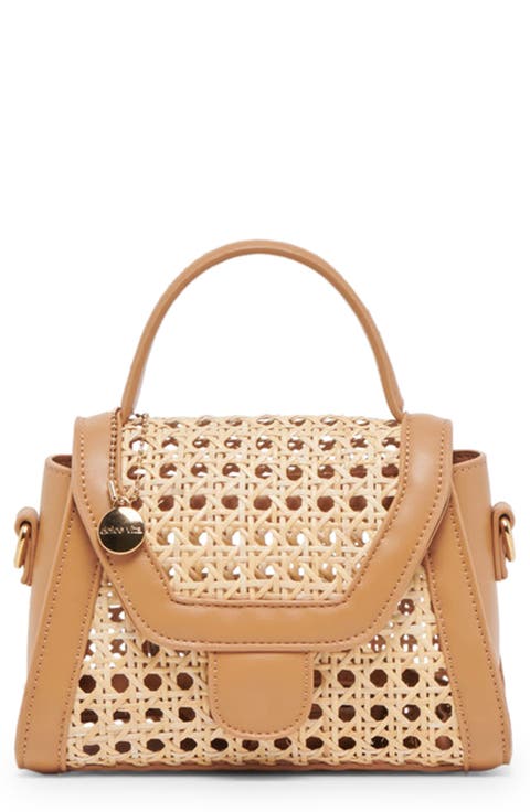 Tropez Wicker Top Handle Bag
