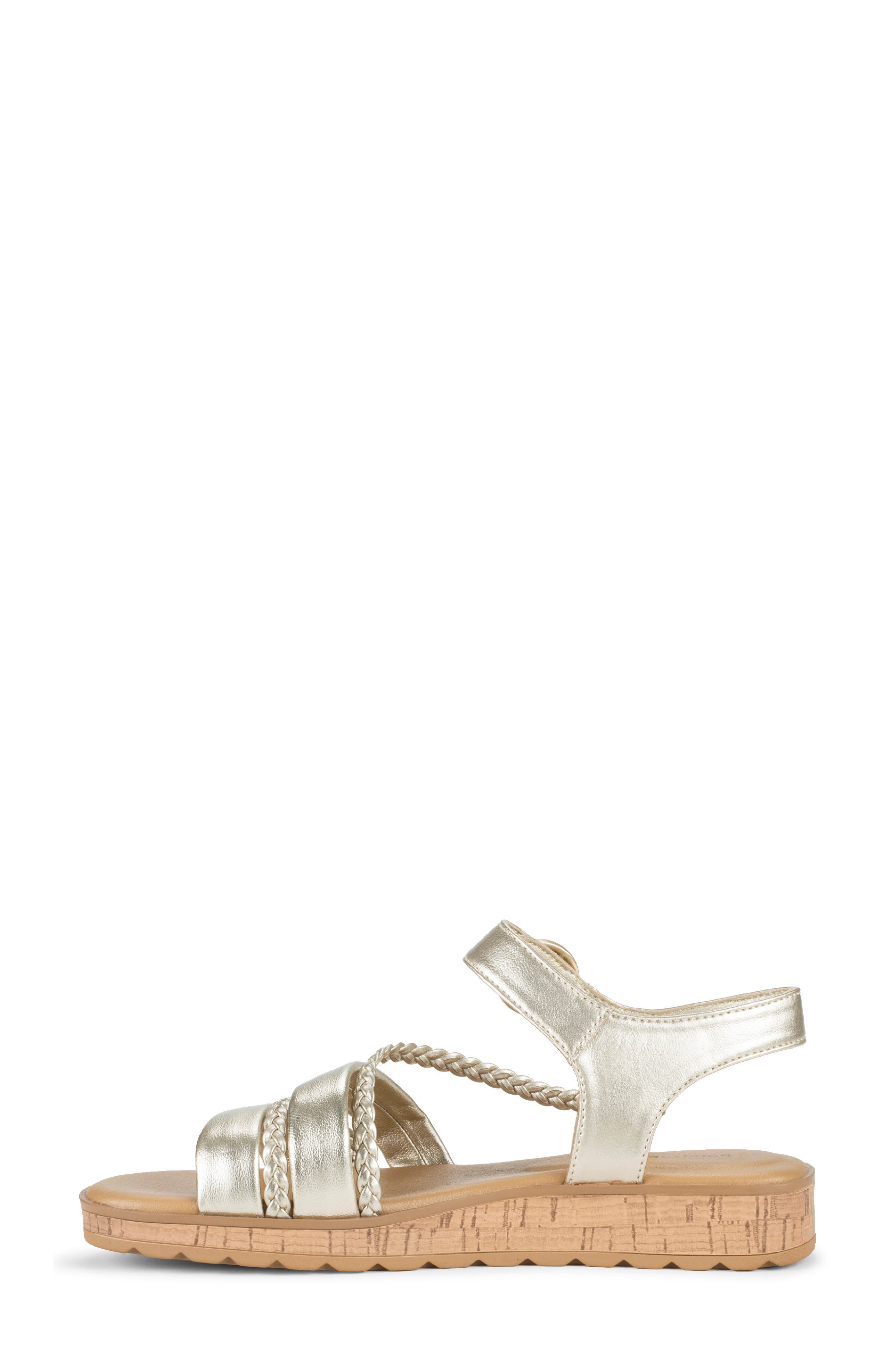 Gwyneth Slide Sandal, Alternate, color, CHAMPAGNE