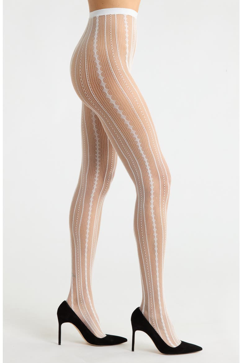 Feminine Lace Tights, Main, color, IVORY SWEET