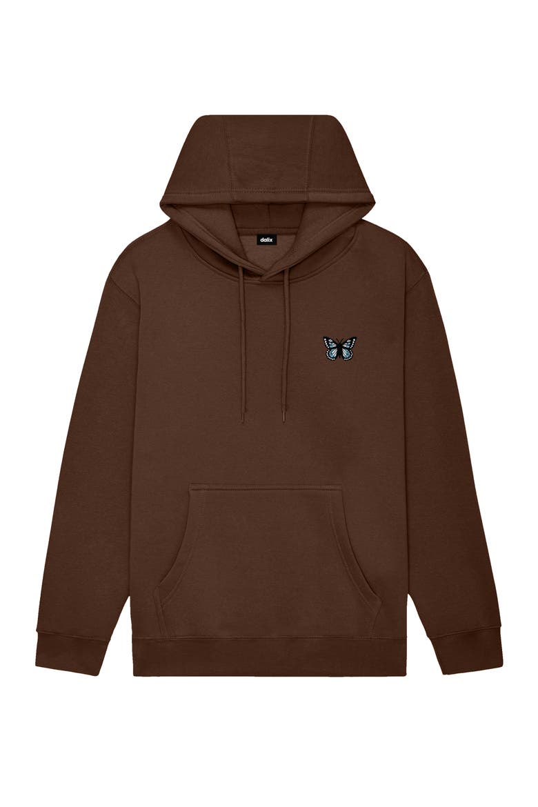 Womens Butterfly Midweight All Day Hoodie, Main, color, Chestnut