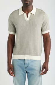 Madewell Johnny Collar Tuck Stitch Polo