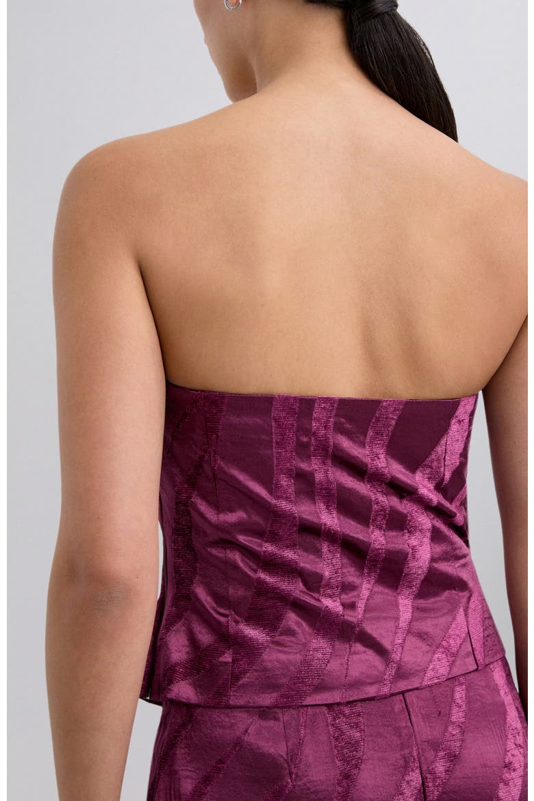 Camouvelvet Top, Alternate, color, Bouganville