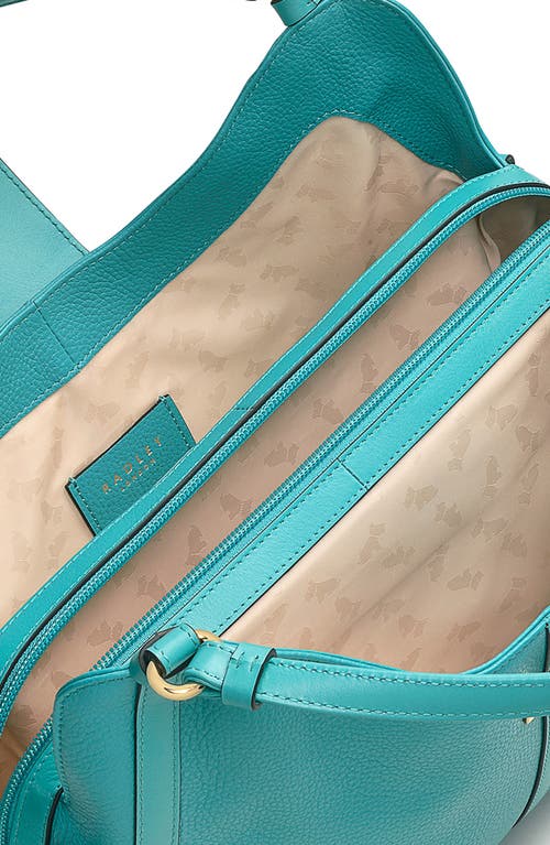 Radley London Longacre Medium Leather Tote Bag In Ocean