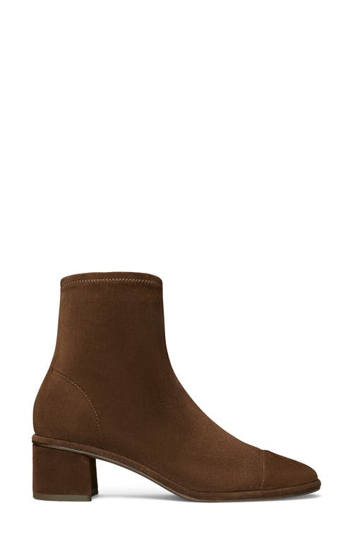 Tory Burch Cap Toe Bootie In Brown