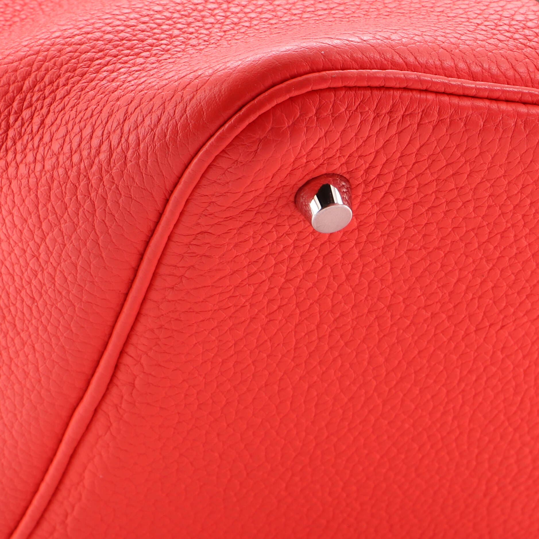 Picotin Lock Bag Clemence MM, Alternate, color, Red