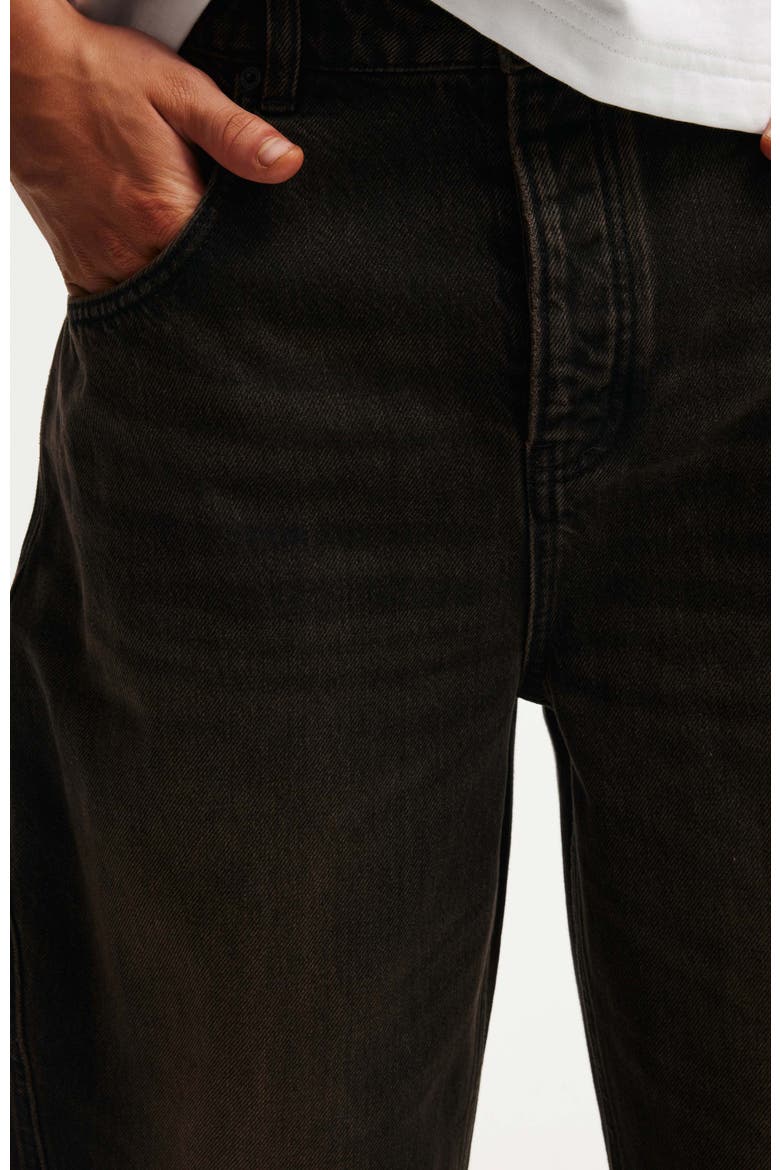 Men's Super Baggy Balloon Jean, Alternate, color, Burnt Black