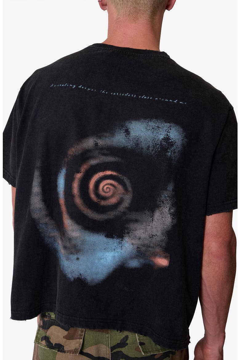 Scream Graphic T-Shirt, Alternate, color, WASHED BLACK