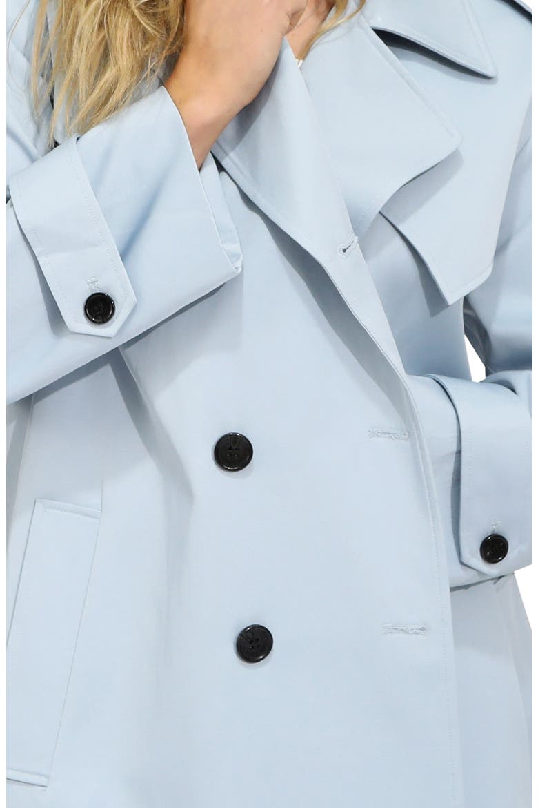 Whispers of Verona Trench Coat, Alternate, color, SKY BLUE