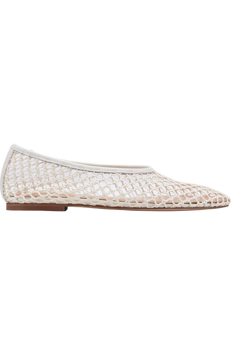 Marc Fisher LTD Jazlyn Pointed Toe Flat, Alternate, color, Ivory
