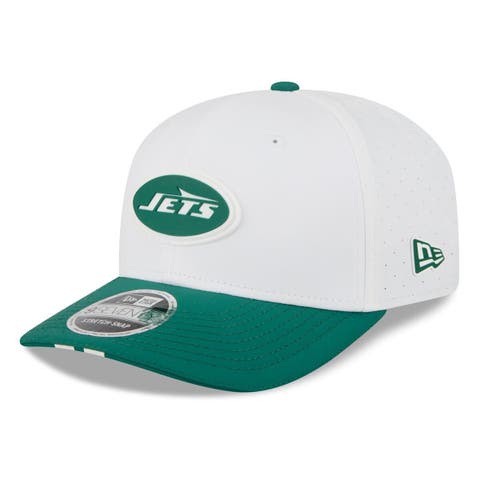 Men's New Era  White/Green New York Jets 2025 NFL Training Camp 9SEVENTY Adjustable Hat